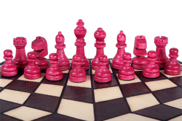 Three-Player Chess Set – Small (32×28cm)