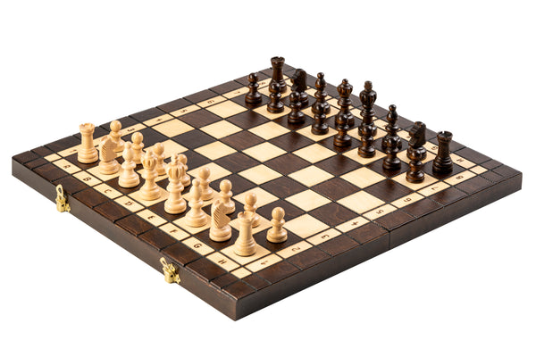 3-in-1 Wood Game Set – Chess, Checkers & Backgammon (40×40cm)