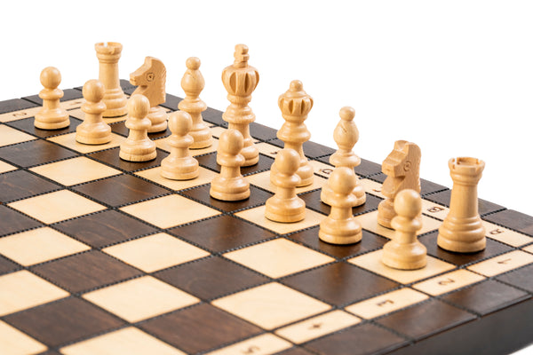 3-in-1 Wood Game Set – Chess, Checkers & Backgammon (40×40cm)