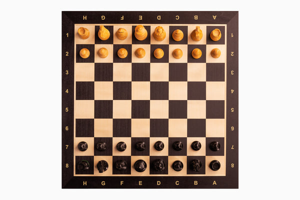 French Staunton Ebonised Set