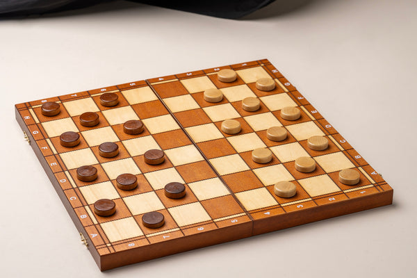 Tournament Chess, Checkers & Backgammon Set