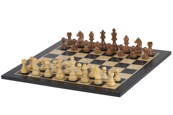 Timeless Ebonised Chess Set