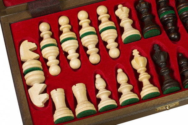 Wooden Chess Case with Insert