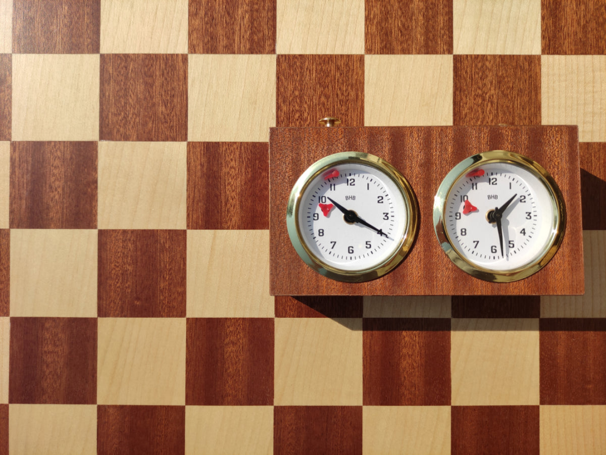 BHB Wooden Chess Clock Small without Stand