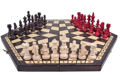 Three-Player Chess Set – Large (54×47cm)