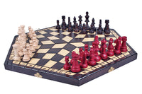 Three-Player Chess Set – Large (54×47cm)