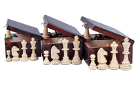 Staunton Wooden Chess Piece Box (90mm King)