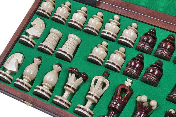 Kingdom Inlaid Chess Set
