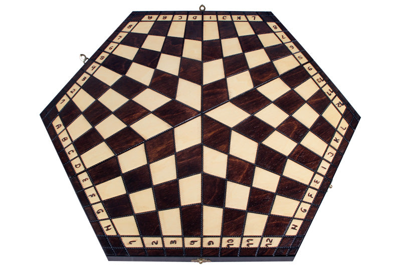 Three-Player Chess Set – Large (54×47cm)