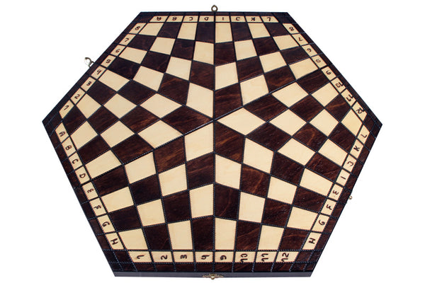 Three-Player Chess Set – Large (54×47cm)