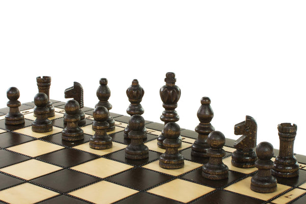 3-in-1 Wood Game Set – Chess, Checkers & Backgammon (40×40cm)