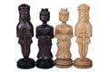 Oak Carved Chess Set