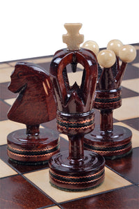 Kingdom Inlaid Chess Set