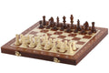 Magnetic Chess Set with Inlaid Pieces – Large (35×35cm)