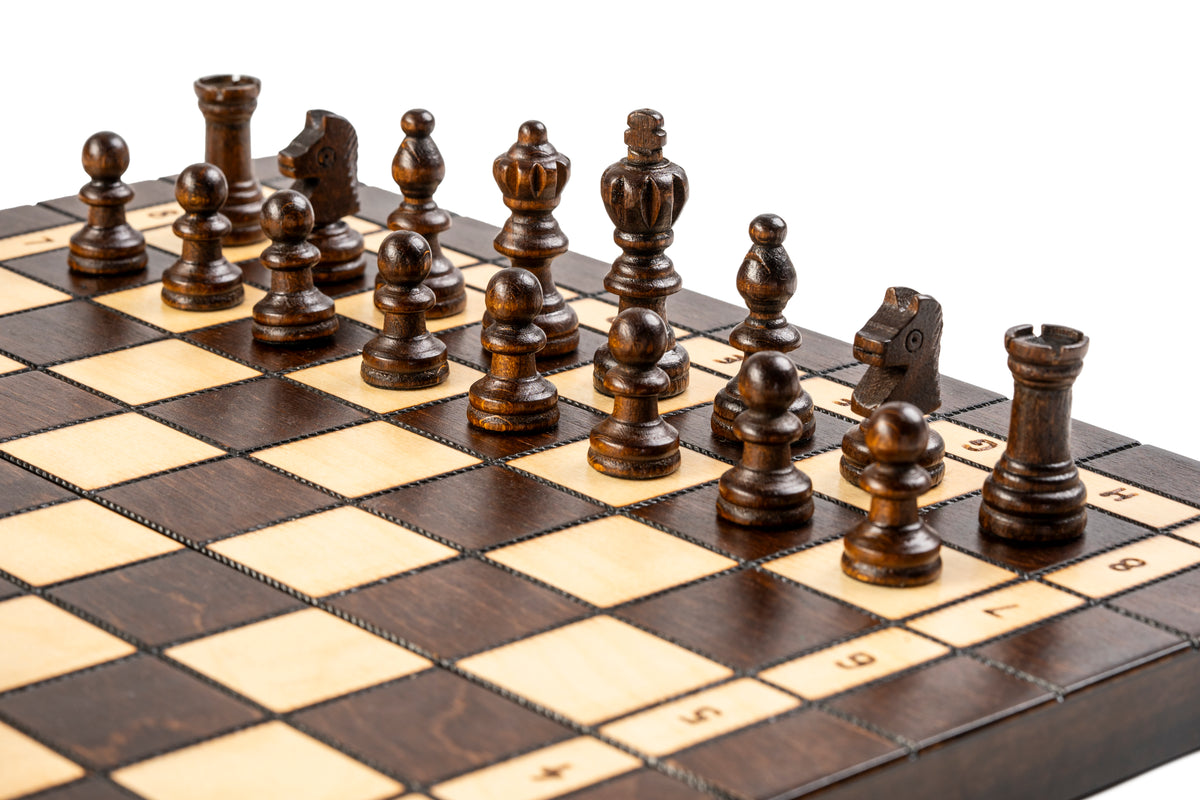 3-in-1 Wood Game Set – Chess, Checkers & Backgammon (40×40cm)