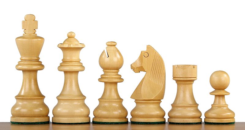 Timeless Ebonised Chess Set