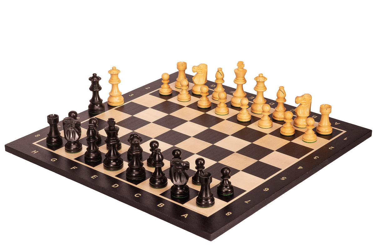 French Staunton Ebonised Set