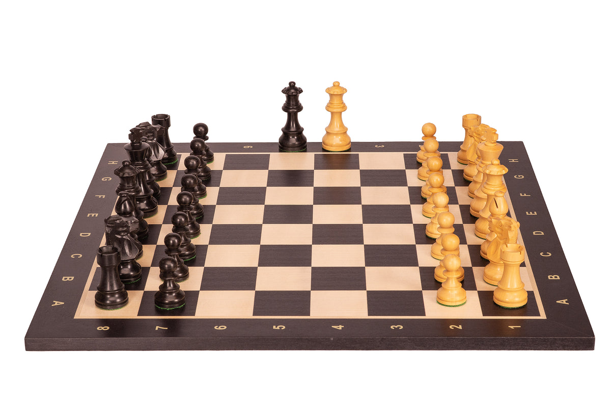 French Staunton Ebonised Set