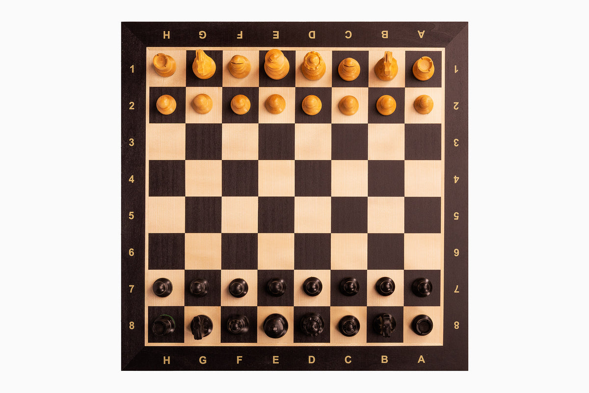 French Staunton Ebonised Set