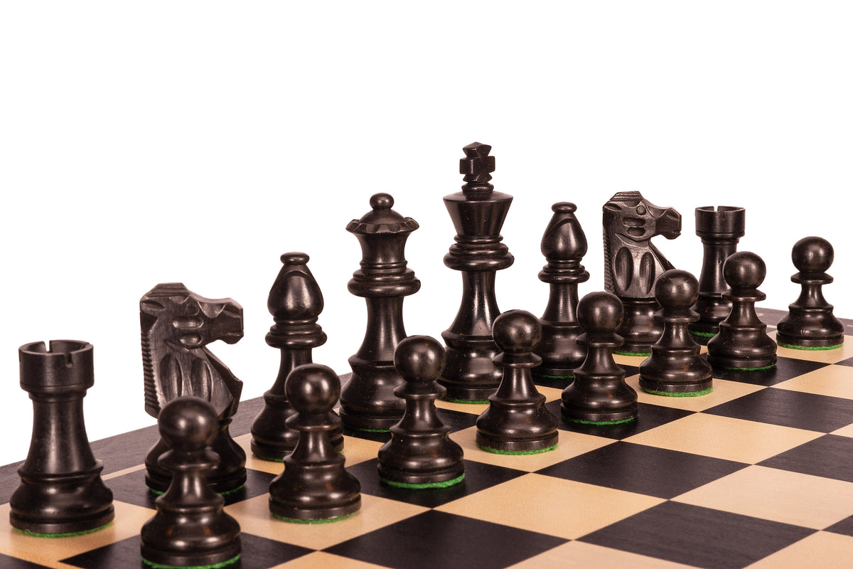 French Staunton Ebonised Set