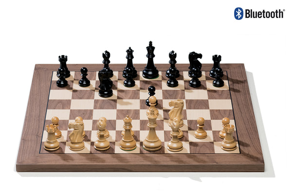 DGT e-Board Bluetooth Walnut Chess Set