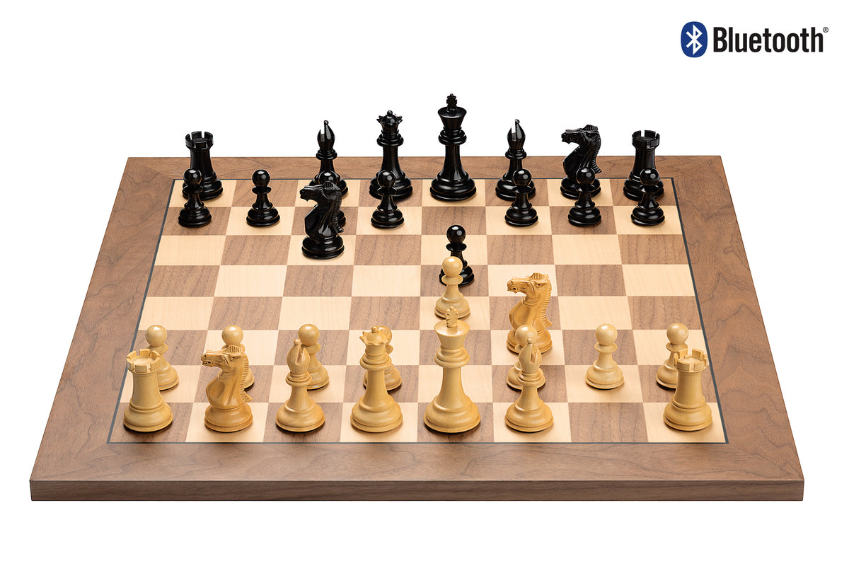 DGT e-Board Bluetooth Walnut Chess Set