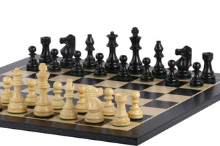 French Staunton Ebonised Set