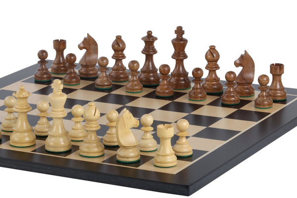 Timeless Ebonised Chess Set