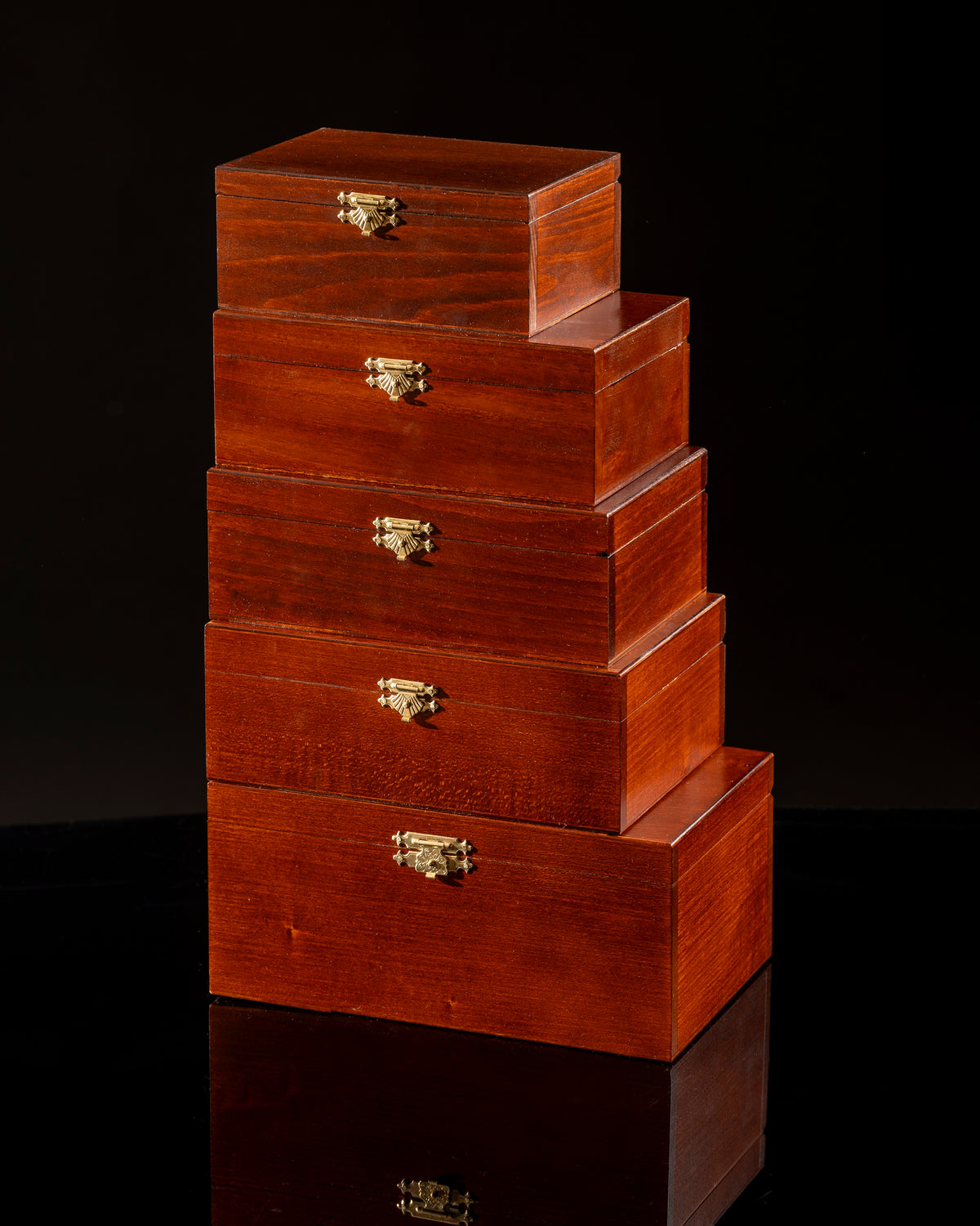 Staunton Wooden Chess Piece Box (80mm King)